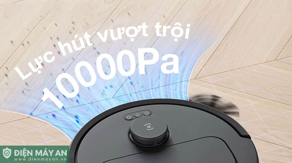 Robot hút bụi lau nhà Ecovacs N30 PRO OMNI - Đen